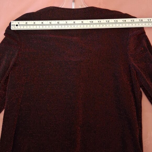 VTG Tradition Women’s 2 Piece Black Red Camisole Blazer Vintage Jacket Set 10 - Picture 12 of 15